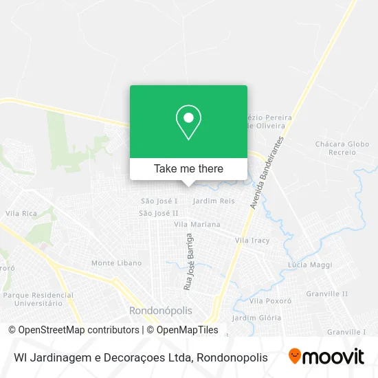 Wl Jardinagem e Decoraçoes Ltda map
