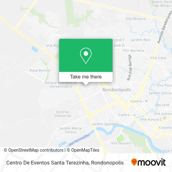 Centro De Eventos Santa Terezinha map