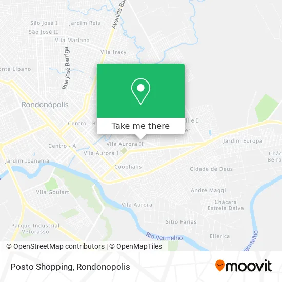 Posto Shopping map