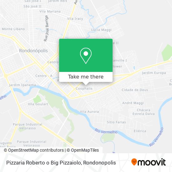 Pizzaria Roberto o Big Pizzaiolo map