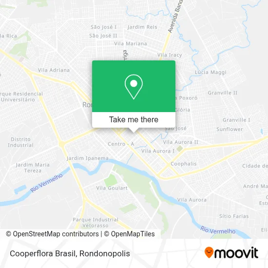 Cooperflora Brasil map