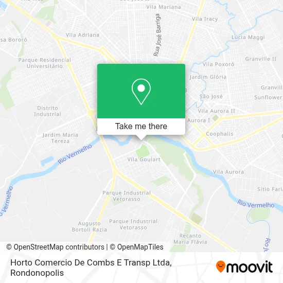 Horto Comercio De Combs E Transp Ltda map