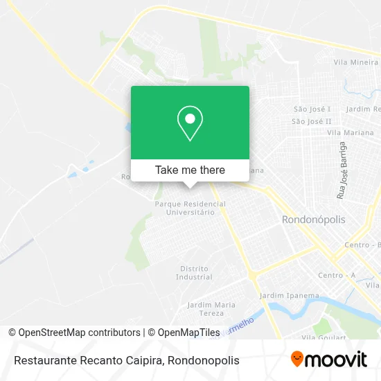 Restaurante Recanto Caipira map