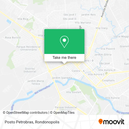 Posto Petrobras map