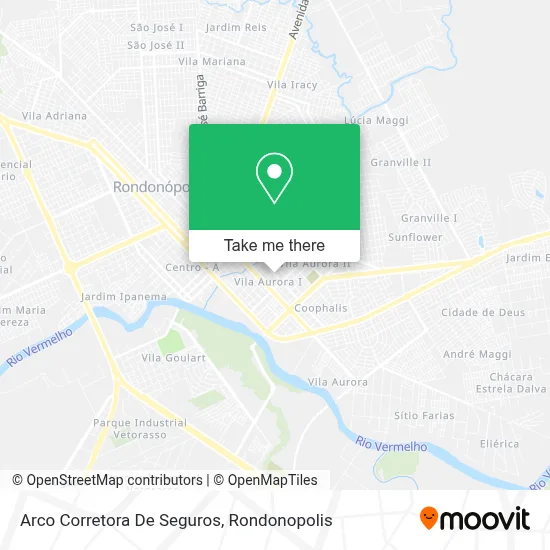 Arco Corretora De Seguros map
