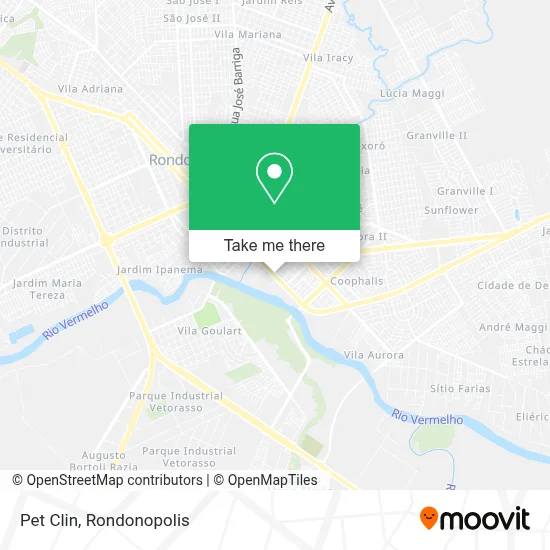 Pet Clin map