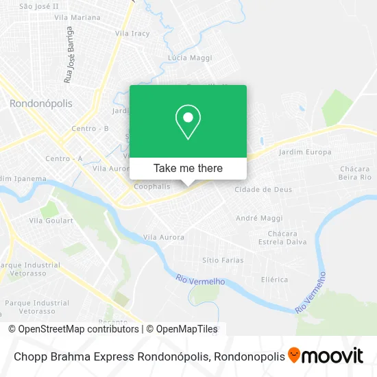 Chopp Brahma Express Rondonópolis map