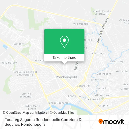 Touareg Seguros Rondonopolis Corretora De Seguros map