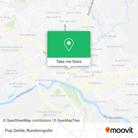 Pop Dente map