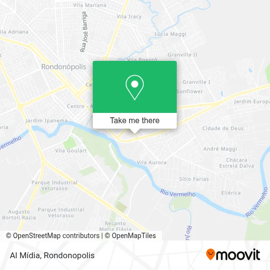Al Mídia map