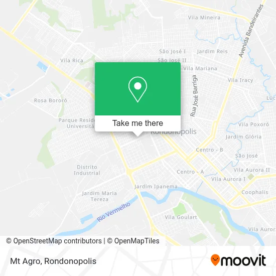 Mt Agro map