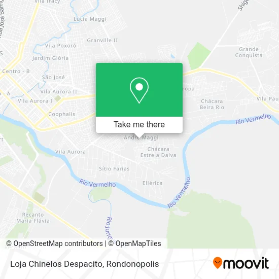 Loja Chinelos Despacito map