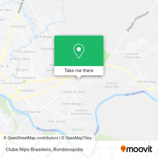 Clube Nipo Brasileiro map