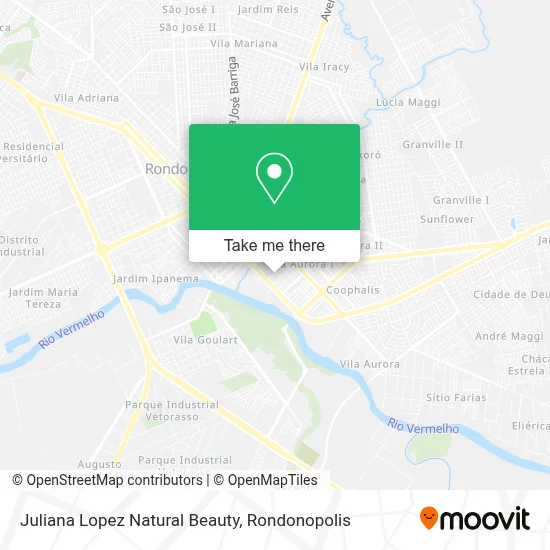 Juliana Lopez Natural Beauty map