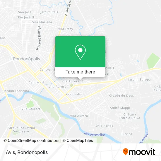 Avis map