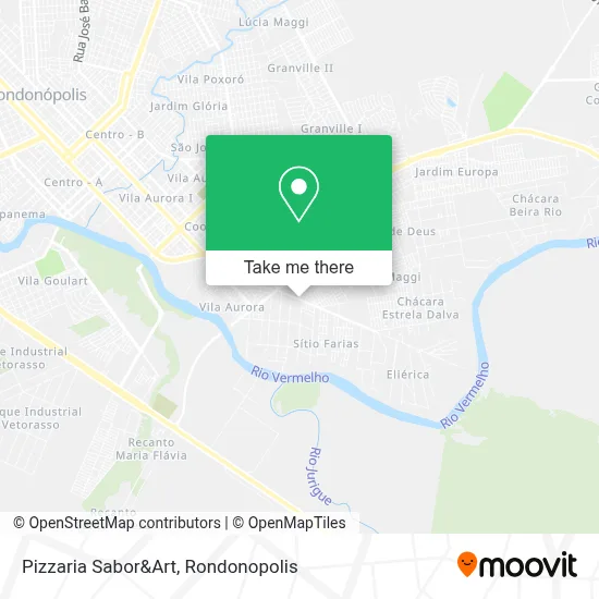 Pizzaria Sabor&Art map
