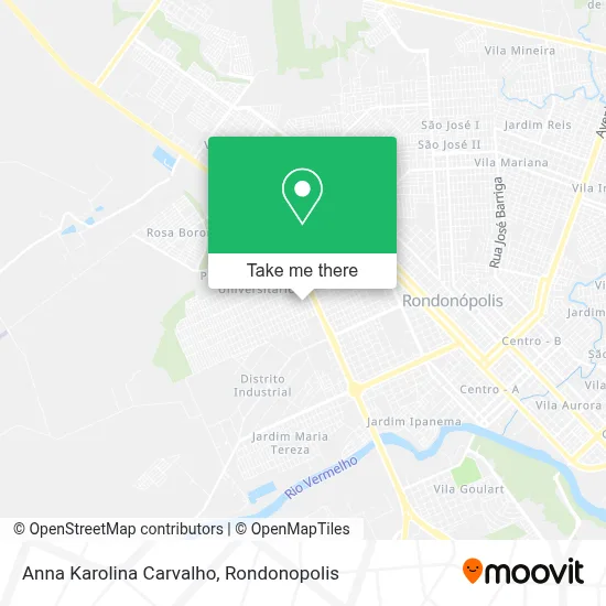 Anna Karolina Carvalho map
