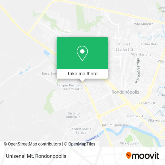 Unisenai Mt map