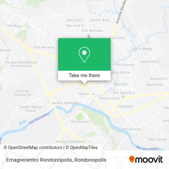 Emagrecentro Rondonópolis map