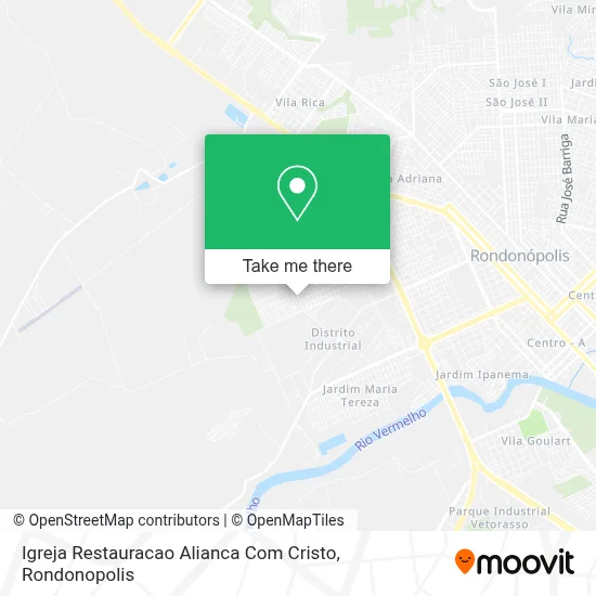 Igreja Restauracao Alianca Com Cristo map