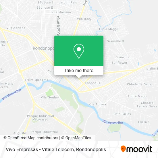 Vivo Empresas - Vitale Telecom map