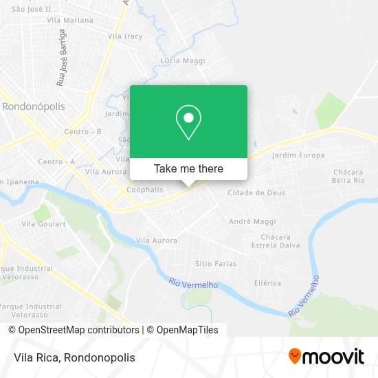 Vila Rica map