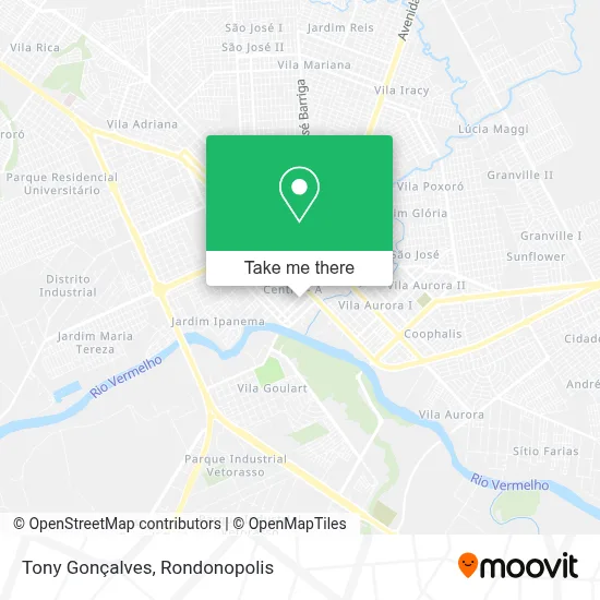 Tony Gonçalves map