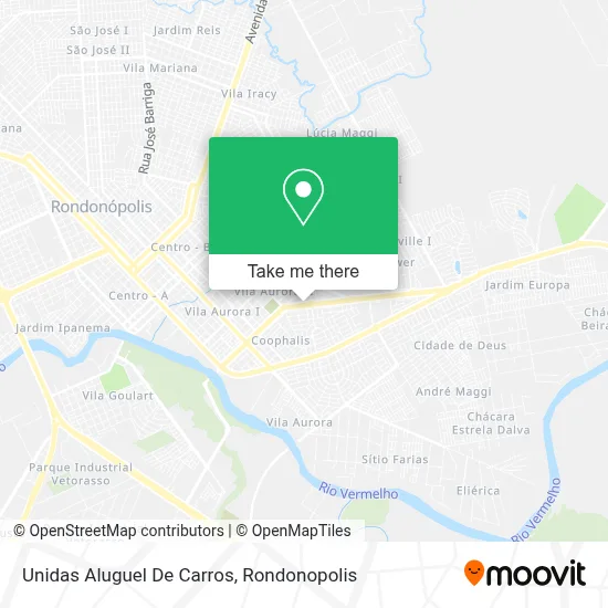 Unidas Aluguel De Carros map