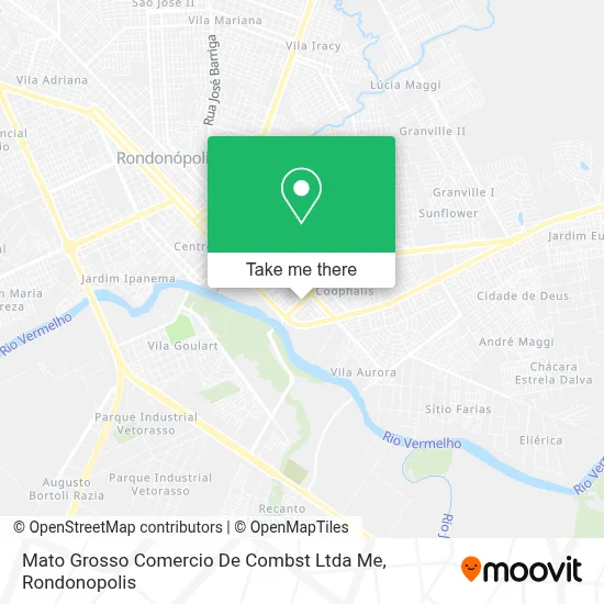 Mato Grosso Comercio De Combst Ltda Me map