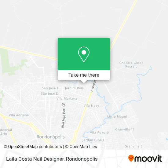 Laila Costa Nail Designer map