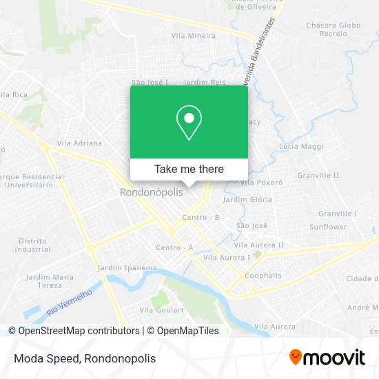 Moda Speed map