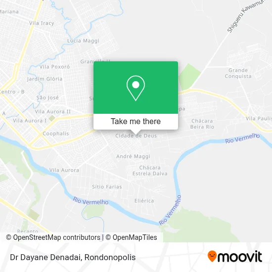 Dr Dayane Denadai map