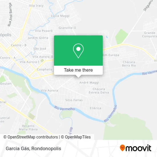 Garcia Gás map