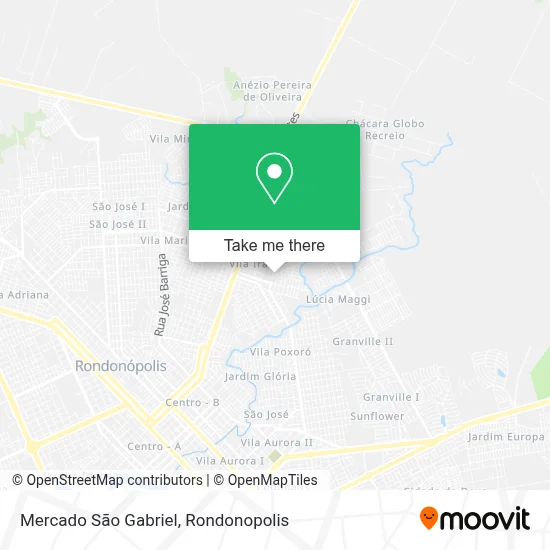 Mercado São Gabriel map