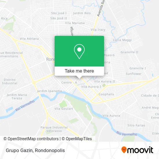 Grupo Gazin map