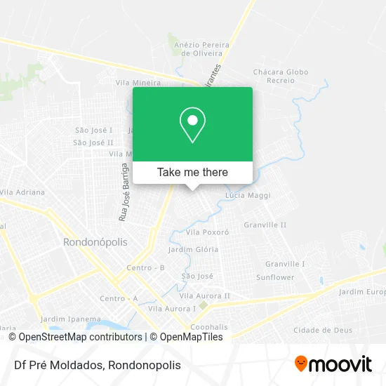 Df Pré Moldados map