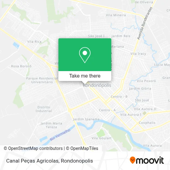 Canal Peças Agricolas map