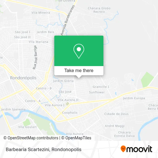 Barbearia Scartezini map