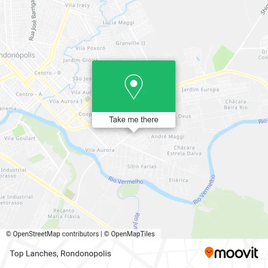 Top Lanches map