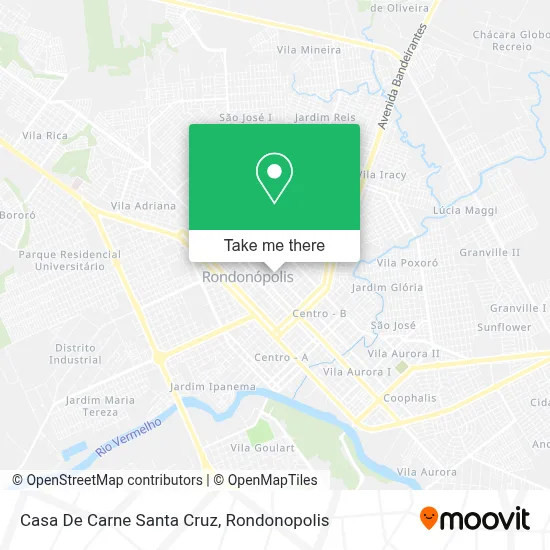 Casa De Carne Santa Cruz map
