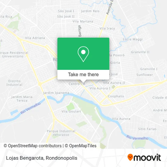 Lojas Bengarota map