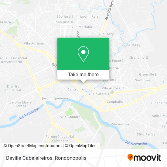 Deville Cabeleireiros map