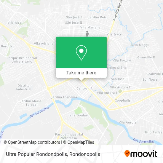 Ultra Popular Rondonópolis map
