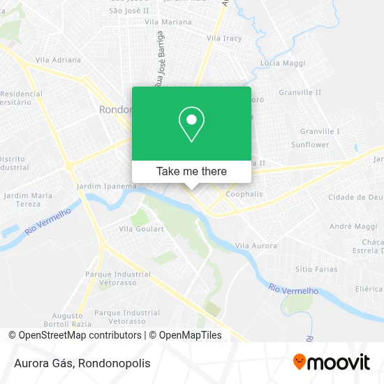 Aurora Gás map