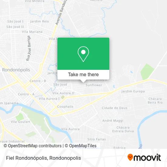 Fiel Rondonópolis map