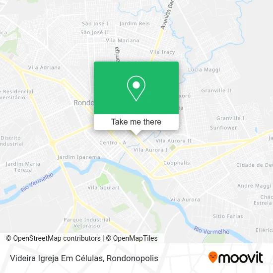 Videira Igreja Em Células map