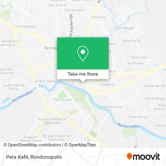 Peta Kafé map