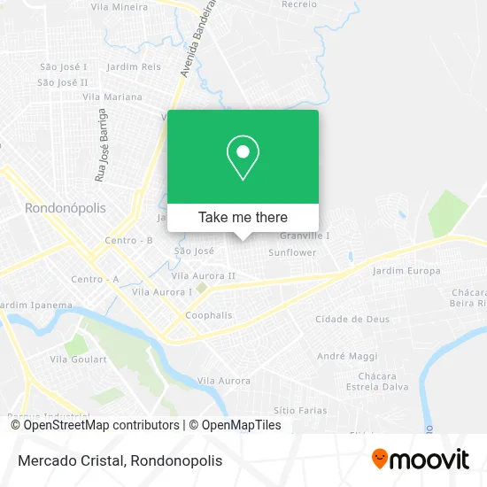 Mercado Cristal map