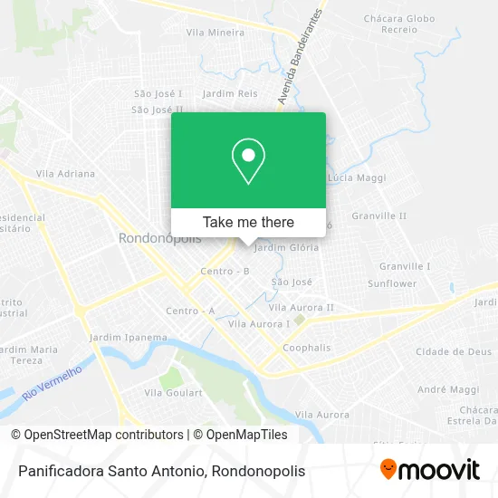 Panificadora Santo Antonio map