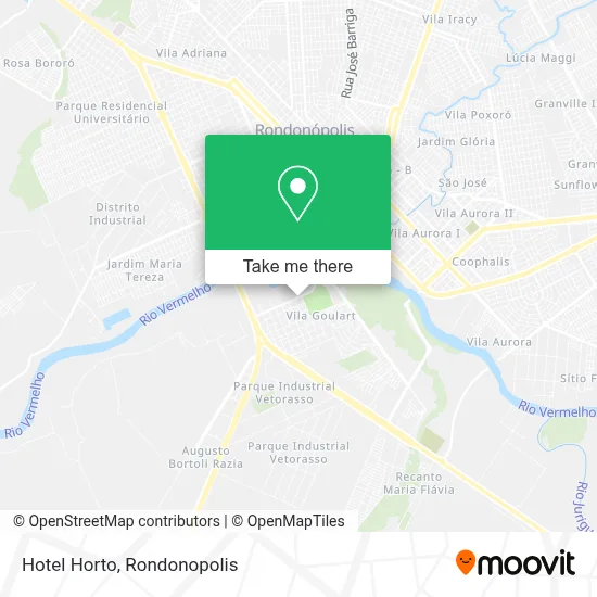 Hotel Horto map